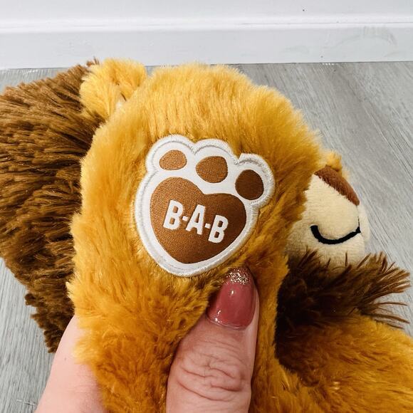 Build A Bear Lion Plush Stuffed Animal With A Shark Shirt - Picture 2 of 8